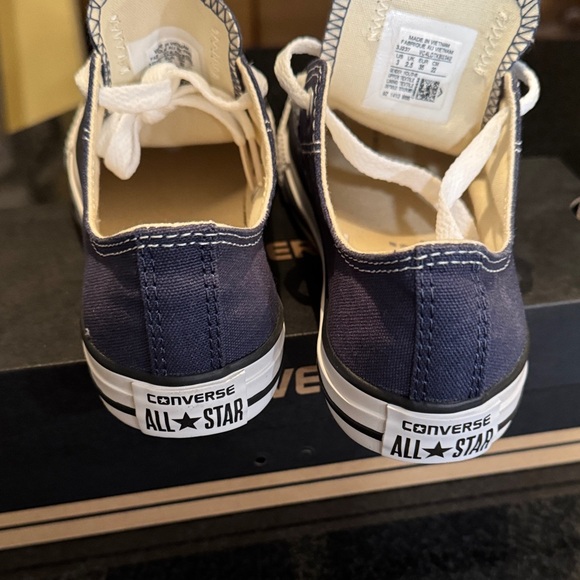 Converse Dark Blue Canvas Sneakers Y3, W6 - Picture 8 of 12